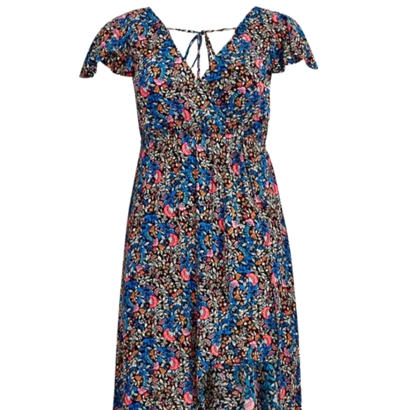 torrid Dresses & Skirts - NWT Torrid  Sixe 2X [18-20] Floral midi walk through Romper Dress